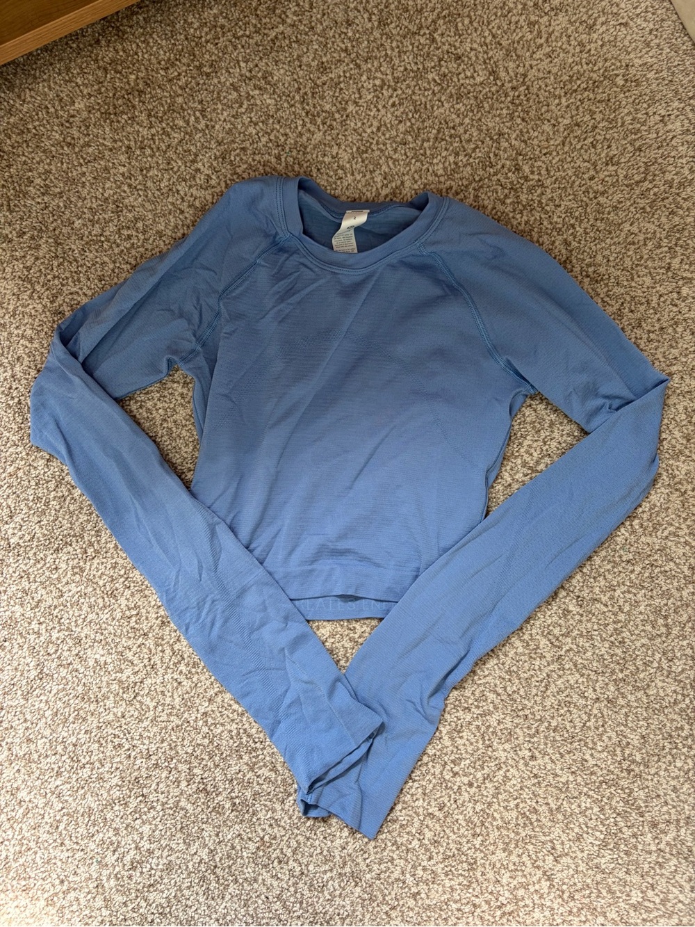 lululemon Long-Sleeve Swiftly Tech Crop Long Sleeve